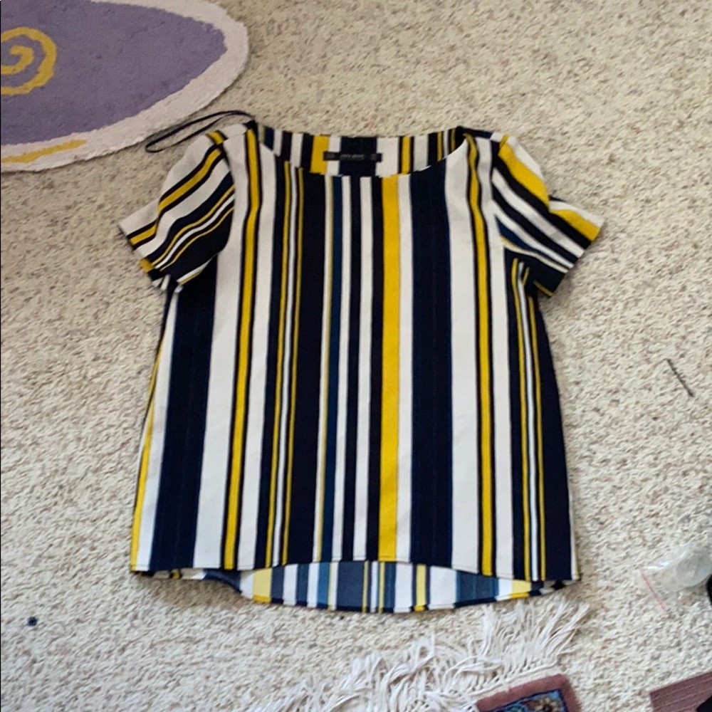 Structured, Stripe Top - Zara